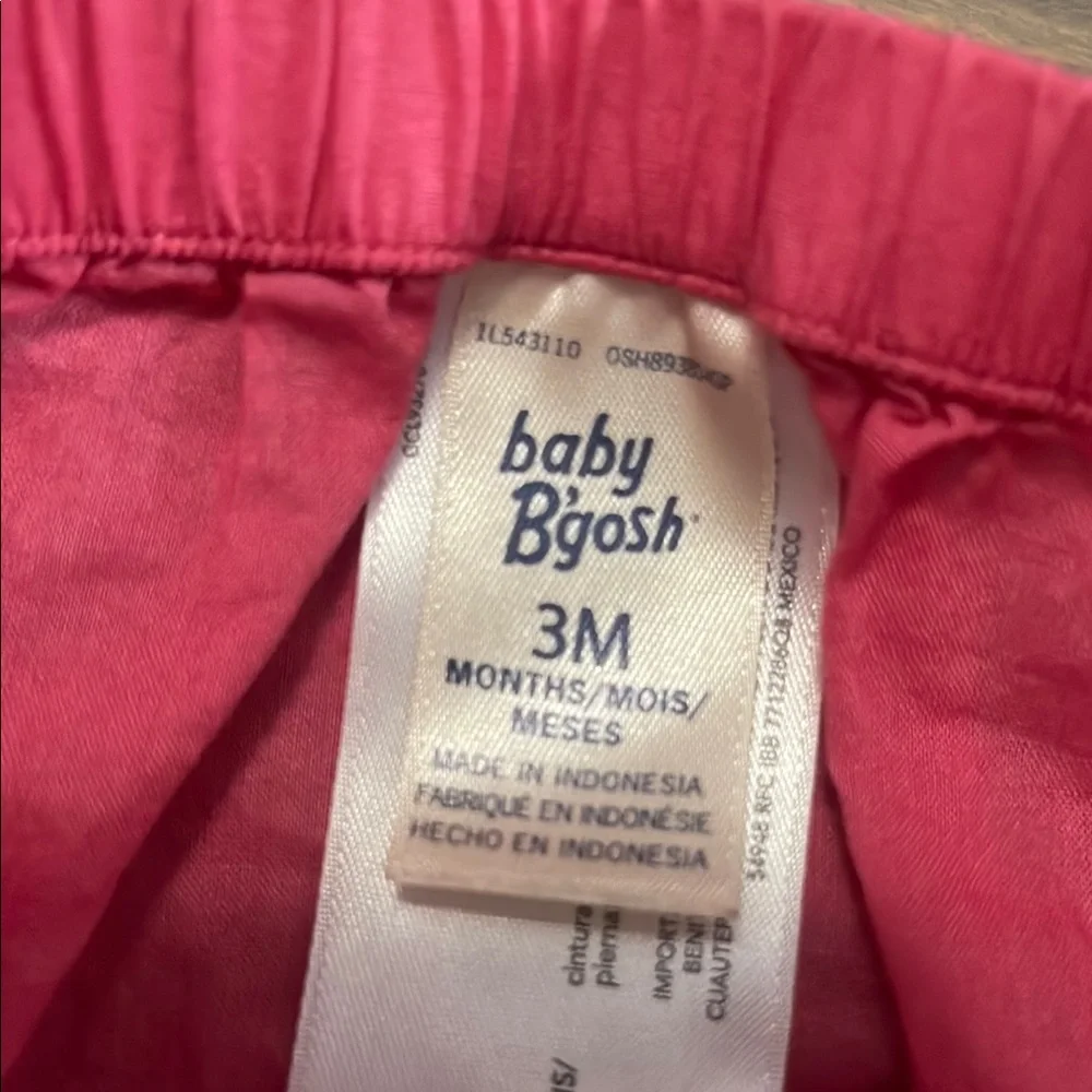 Baby B’Gosh Pink Ruffled Diaper Cover